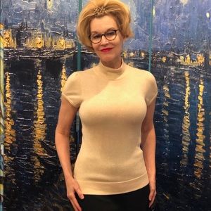 Saks Fifth Avenue Vintage Gold Top